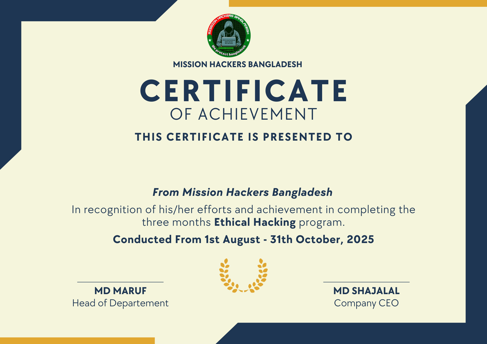 Professional Certificate